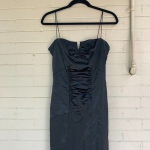 Nicole Miller 90s Spaghetti Strap Cocktail Dress